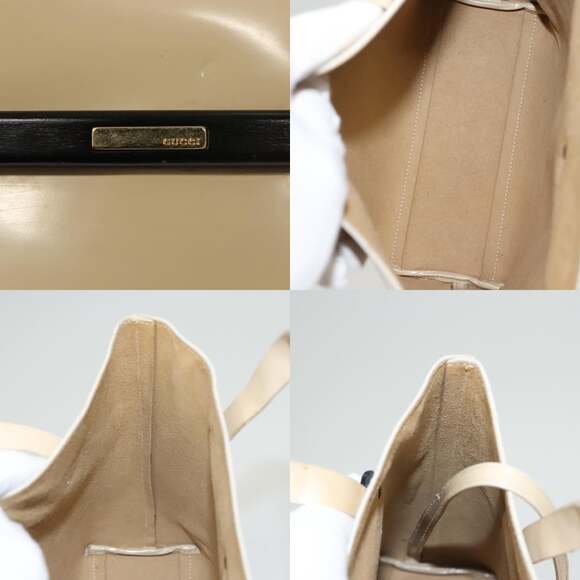 GUCCI Hand Bag Enamel Beige 000 2058 0558 0 - Picture 11 of 13